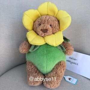 Jellycat Bartholomew Bear Daffodil Outfit - Authentic - BNWT - Fast Ship